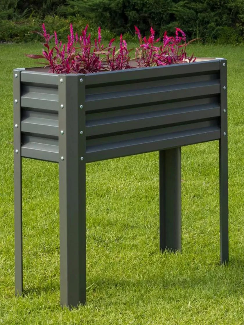 Metal Double Height Raised Garden Bed 3 Metal Double Height Raised Garden Bed