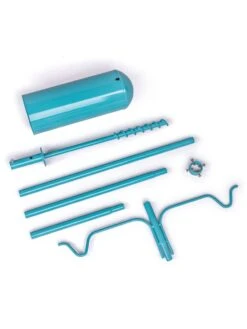 Color Pop 2 Arm Bird Feeder Pole Set With Squirrel Baffle -Garden Supplies Sales 8613786 05v