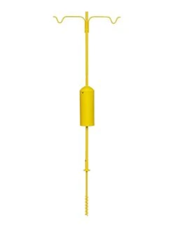 Color Pop 2 Arm Bird Feeder Pole Set With Squirrel Baffle -Garden Supplies Sales 8613786 07v