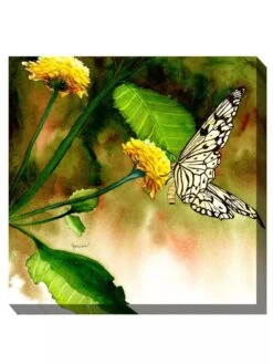 Butterfly Kiss Outdoor Wall Art -Garden Supplies Sales 8613998 01V 3 4