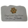 Dogs Leave Paw Prints Memorial Stone -Garden Supplies Sales 8614135 01V 3 4 dogs leave paw prints memorial stone