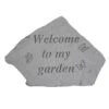 Welcome To My Garden Stone -Garden Supplies Sales 8614141 01V 3 4 welcome to my garden stone