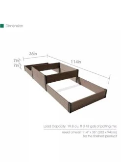 Terraced Triple Garden Bed -Garden Supplies Sales 8614257 01V 3 4