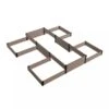 Terraced H-Shape Garden Bed -Garden Supplies Sales 8614260 01V 3 4 terraced h shape garden bed