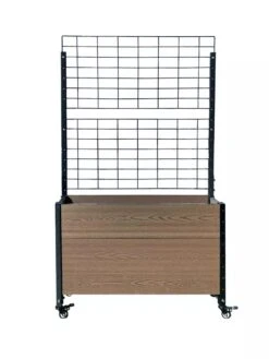 Mobile Deep Trough Planter With Trellis 10 Mobile Deep Trough Planter With Trellis -Garden Supplies Sales 8614265 02V