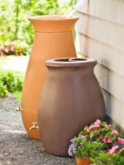 Rainwater Urn, 50 Gallon -Garden Supplies Sales GS38683 02 tif