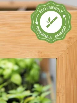 Bamboo LED Grow Light Garden For Succulents And Seeds -Garden Supplies Sales bamboo grow light icon 3 4 2