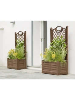 Separate Flower Box With Trellis -Garden Supplies Sales webimage 8613626 02V
