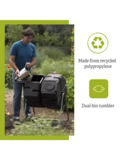 Dual Batch Composter Success Kit -Garden Supplies Sales webimage Dual Compost Bin 7